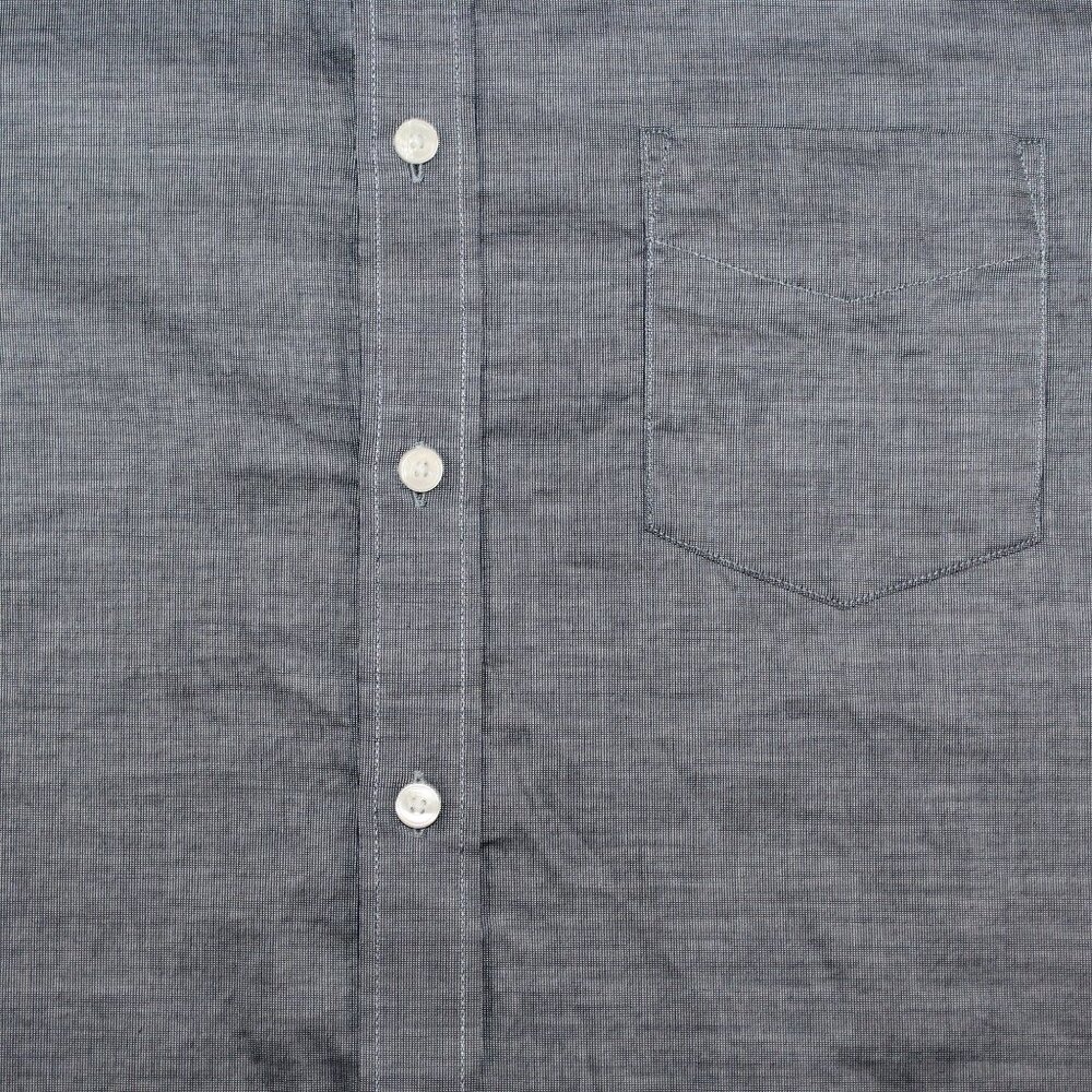UNTUCKit XL Mens Grey Slim Fit Straight Point Collar Dress Shirt - Picture 6 of 9